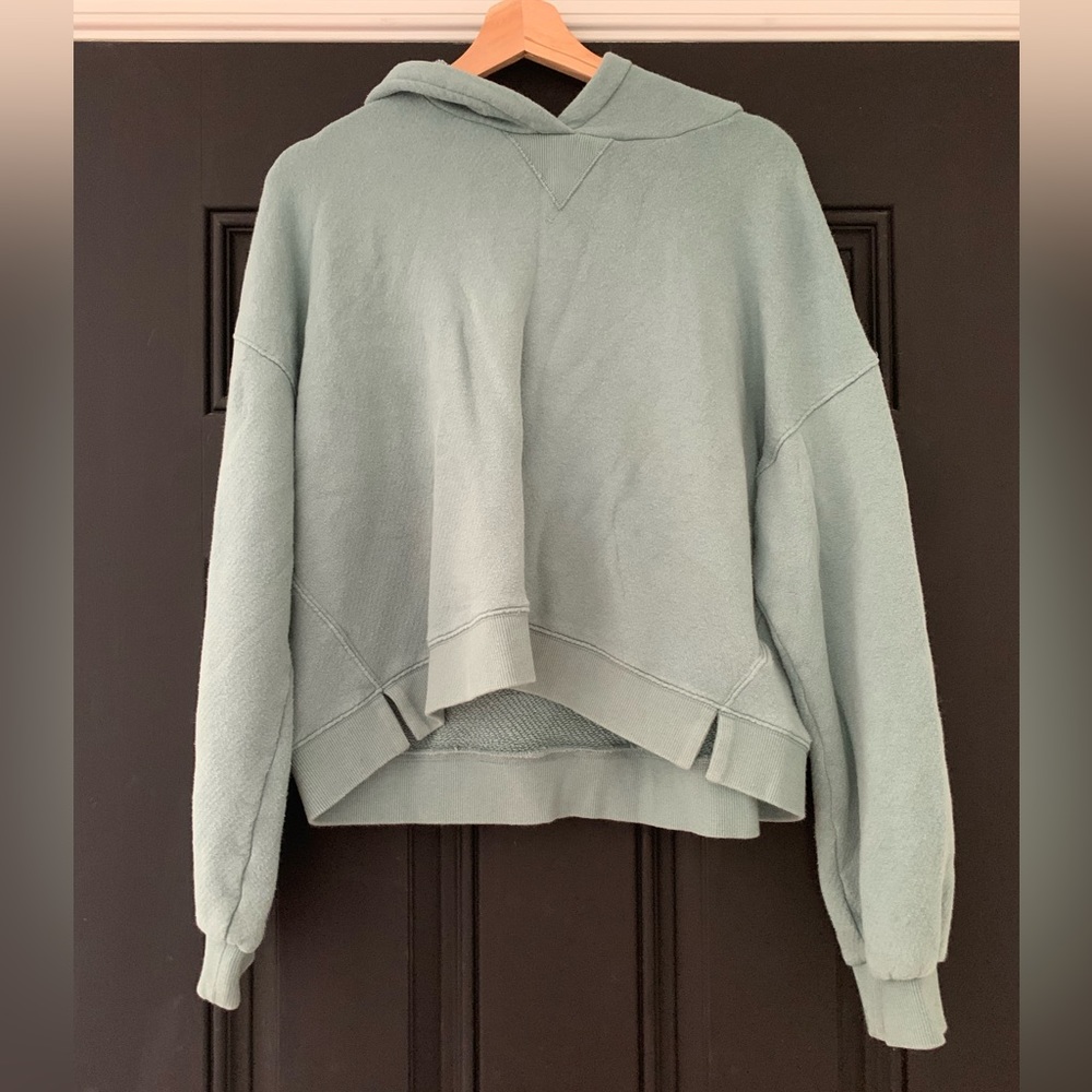 Madewell cropped sweatshirt hoodie